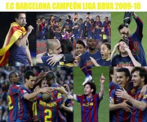 Puzzle FC Barcelona Πρωταθλητής BBVA League 2009-2010